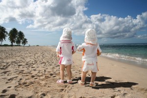 Bébé en vacances été